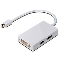Адаптер DIGITUS Mini DisplayPort to DisplayPort-HDMI-DVI(24+5) (AK-340509-002-W)