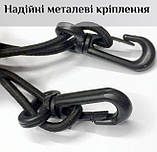 Сітка в багажник авто двошарова підлогова/універсальна 90х40 см Cargo Net чорна (GS-106035), фото 3