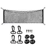 Сітка в багажник авто двошарова підлогова/універсальна 90х40 см Cargo Net чорна (GS-106035), фото 4