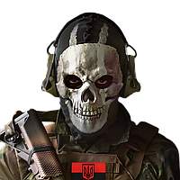 Военная тактическая маска-балаклава с черепом Гоуст Ghost из игры Call of Duty | Military Tactic ЗСУ Олива