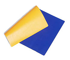 Підкладка на стіл, шкір зам з пвх. 50*80см (жовто-синій)