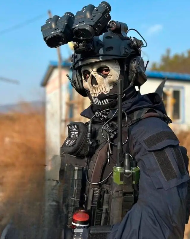 Военная тактическая маска-балаклава с черепом Гоуст Ghost из игры Call of Duty | Military Tactic ЗСУ Олива - фото 3 - id-p1935252878