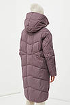 Довга жіноча зимова куртка oversize Finn Flare FWB110138-831 темно-рожевий XL, фото 5