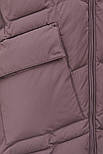 Довга жіноча зимова куртка oversize Finn Flare FWB110138-831 темно-рожевий XL, фото 8