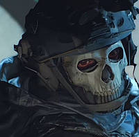Маска тактическая в виде черепа, балаклава череп Ghost из игры Call of Duty | Tactic ЗСУ Інст