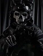 Маска тактическая в виде черепа, балаклава череп Ghost из игры Call of Duty | Tactic ЗСУ