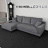 Розкладний новий диван в тканині кутовий, фото 2