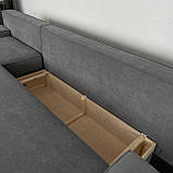 Розкладний новий диван в тканині кутовий, фото 9