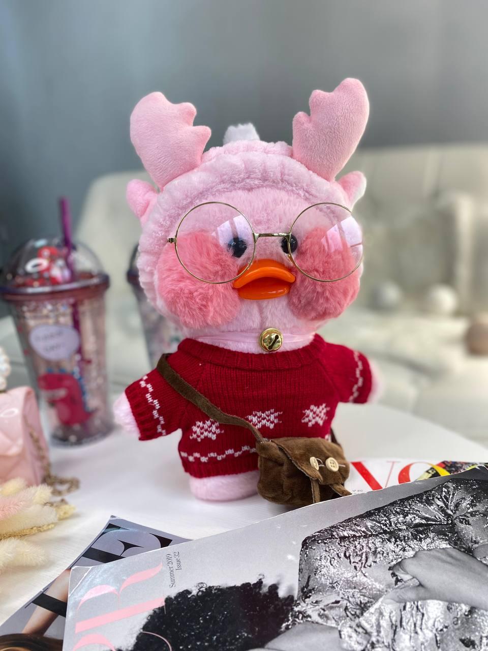 Іграшка "Lalafanfan" з одягом (кофта, пов'язка, сумка + окуляри) Рожева 9033 219, Bambini, Рожевий, Унісекс