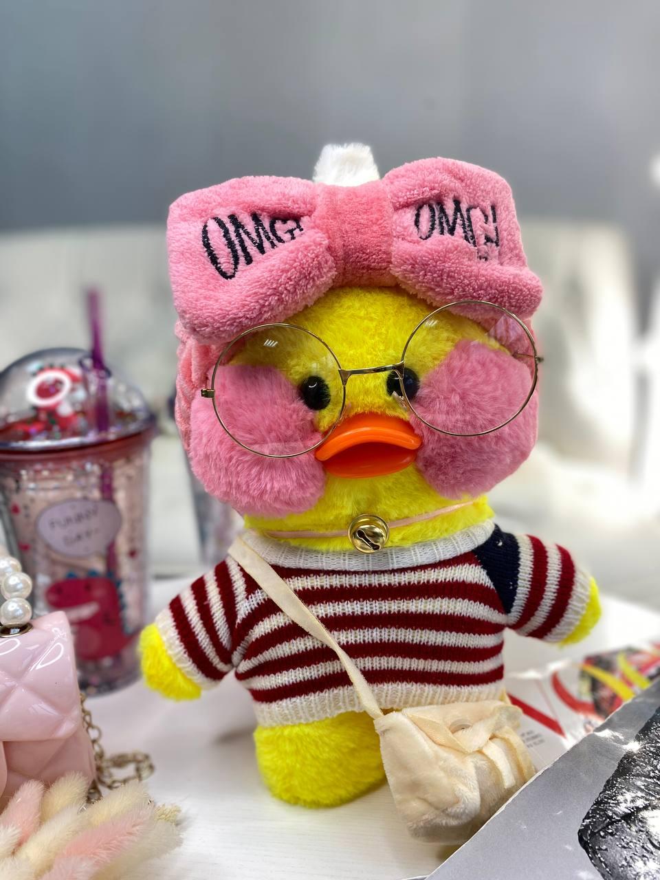 Іграшка "Lalafanfan" з одягом (кофта, пов'язка, сумка + окуляри) Жовта 9034 219, Bambini, Жовтий, Унісекс