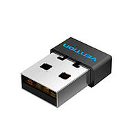 Wi-Fi адаптер USB Vention Adapter (2.4G, 150 Мбит/с). Black