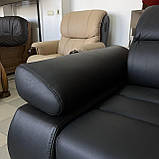 Шкіряний кутовий розкладний диван «Бестселер», фото 9