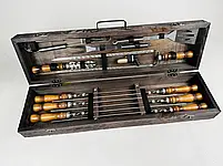 Набори шампурів, Набір шампурів у кейсі "BBQ Міні" Шампури, вертіла, фото 3