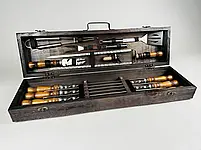 Набори шампурів, Набір шампурів у кейсі "BBQ Міні" Шампури, вертіла, фото 4