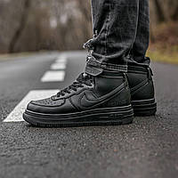 Мужские демисезонные кроссовки Nike Air Force Mid Black