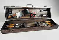 Набори шампурів, Набір шампурів у кейсі "Лайт" Шампури, вертіла, фото 3