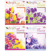 Тетрадь 18 листов линия "МРІЇ" / Яркие цветы