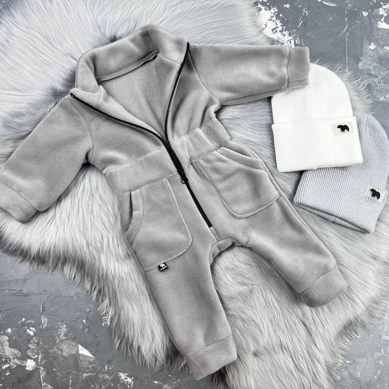 Ромпер Polar Fleece BEWARM Olimpik Light gray