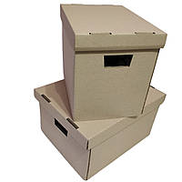 Коробка для переезда из гофрокартона, нагрузка до 20кг, 330*300*245 мм (GP-330-6) Колви