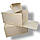 Короб для архівування документів з палітурного картону 400*280*200 мм (КР-400*280*200-4) Колві, фото 2