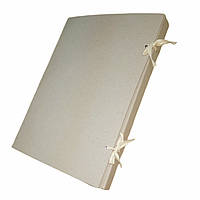 Папка из переплётного картона на завязках, формата А3, корешок 40мм (P-А3-420/297-3) Колви