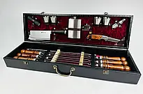 VIP Набори шампурів у шкіряному кейсі