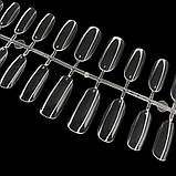 Типси гелеві для нарощування "Овал", 240 шт. Форми для нігтів з гелю, фото 2