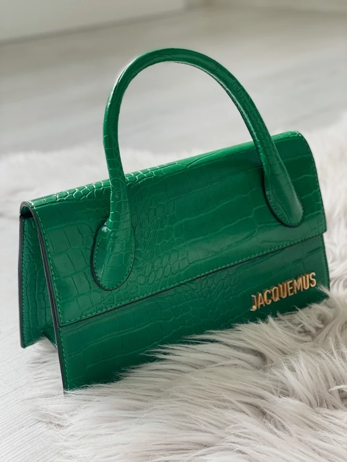 Модна жіноча сумка  Jac. Le Chiquito long  green croc. 22*15*9