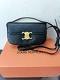 Модна жіноча сумка  Celine mini black 22*14, фото 2