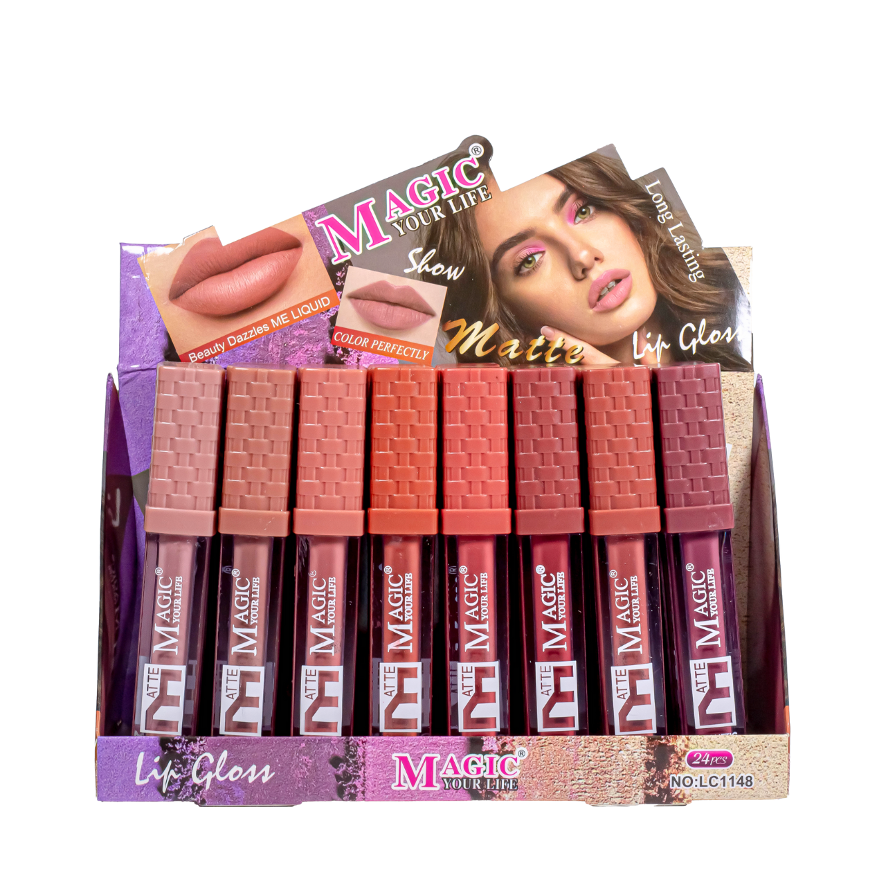 Набір помад для губ матових рідких Lip Gloss MagicYour Life 24 штуки