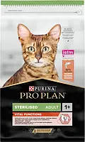 Purina Pro Plan (Пурина Про План) Sterilised Salmon корм для стерилизованных кошек с лососем, 1,5 кг