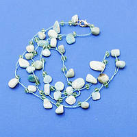 Буси Амазоніт Галтовка 12х9х5 мм 45 см