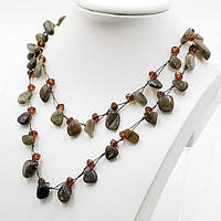 Буси Лабрадорит Галтовка 12х9х5 мм 45 см