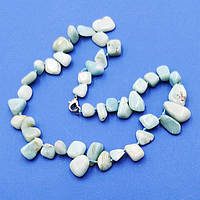 Буси Амазоніт Галтовка12х10х7 мм 46 см