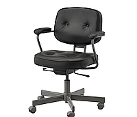 Офісне крісло, кресло для офиса, офисное кресло, чорне ІКЕА ALEFJÄLL, 703.674.58