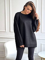 Модний светр туніка оверсайз різні кольори Ssch1164, фото 3