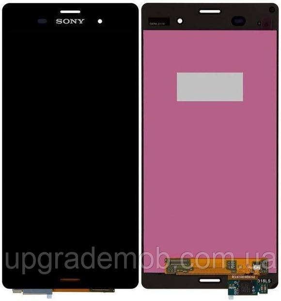 Дисплей-модуль тачскрин Sony D6603 Xperia Z3/D6633/D6653 чорний оригінал
