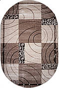 Прикроватний килимок 0,80х1,50 овал Espressso F2784о А5