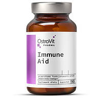 Натуральная добавка для спорта OstroVit Pharma Immune Aid 90 Caps QM, код: 7558908