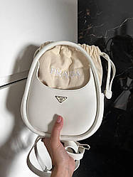 Жіноча сумка Прада біла Prada White