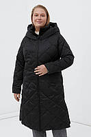 Длинная зимняя куртка стеганая Finn Flare FWB160130-200 Down Fill черная XL