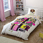 Дитячий і підлітковий комплект TAC Ранфорс простирадло на гумці LOL Surprise OMG