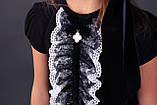Чорна трикотажна блузка Моне, короткий рукав, р.128,134,146,152, фото 7