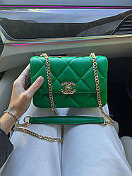 Жіноча сумка Шанель зелена Chanel Green