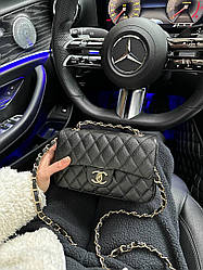 Жіноча сумка Шанель чорна Chanel Black 1,55