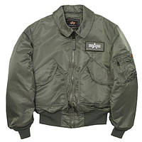 Льотна куртка бомбер CWU-45/P Alpha Industries Sage Green 2XL