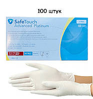 Перчатки нитриловые SafeTouch® Extend White Medicom без пудры 100 штук упаковка размер S белый