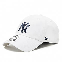 Біла кепка 47 Brand Clean Up Ny Yankees B-RGW17GWS-WHA