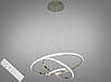 LED люстра з диммером, 100W золото MD77077-3G-600+400+200 dimmer, фото 2