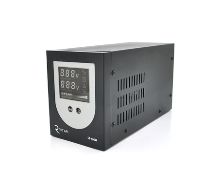 Інвертор автономний Ritar SK-600VA (400W), ДБЖ 400 Вт для АКБ 12 В із чистою синусоїдою струм заряду 10А/15А, фото 1